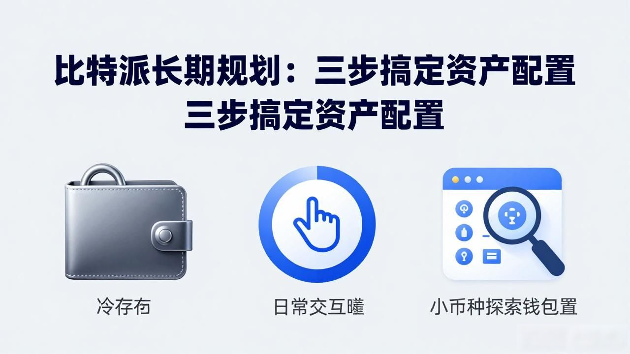 比特派长期规划：三步搞定资产配置