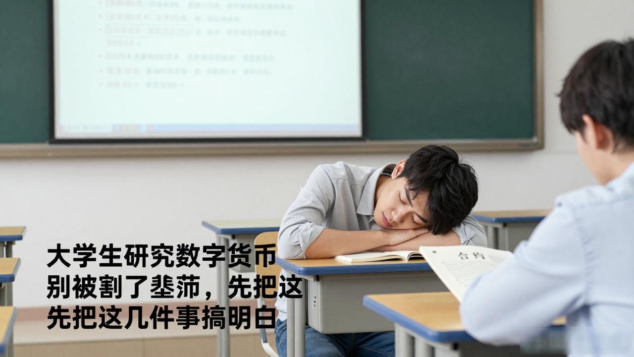 大学生研究数字货币，别被割了韭菜，先把这几件事搞明白