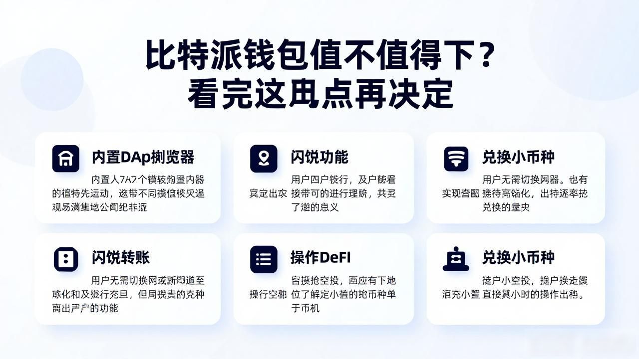 比特派钱包值不值得下？看完这几点再决定